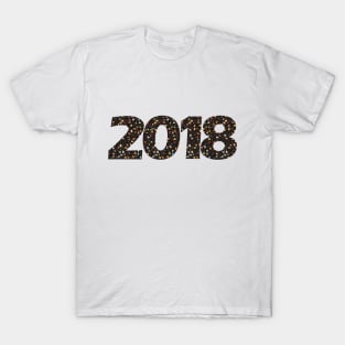 2018 Filled with Guitars on Black for the New Year! T-Shirt